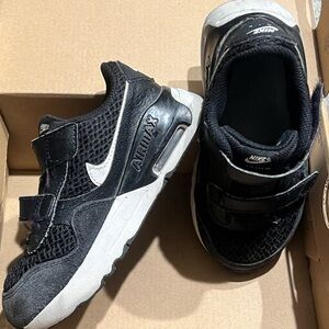 Nike Kids Black and White Air Max Sneakers